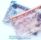 Cosmetic Zip Bag / Make Up / Toiletry / Washbag, Polyester Make Up Wash Bag Travel Cosmetic Bag with Two Sliders Zipper