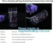 promotion organza printed mini Handbag 100% biodegradable PVC Plastic Candy packaging gift Bag, promotional or advertisi