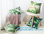Tropical Leaf Latest Design Digital Printing , Cushion Cover Decorative Pillow Covers