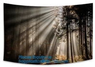 Bohemian Reusable Eco Bags Sun Moon Custom Printed Hippie Tapestry Wall Hangings