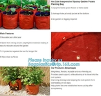 100 /200/300 gallon tan tree grow bag 100gallon grow bag for plant trees,vegetables grow bags planting bags growing bags