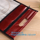 swimwear PVC vinyl Bag with slider zipper, frosted pvc zipper envelop document storage pouch, Fashion PVC slider zipper
